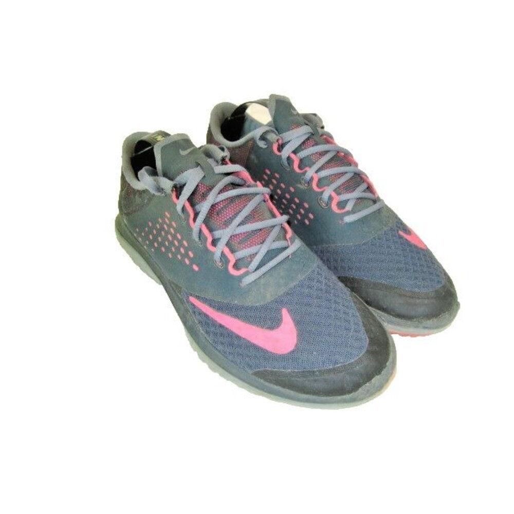 Womens Nike Mesh Toe /Pink/Gray Athletic Running Shoes sz 7